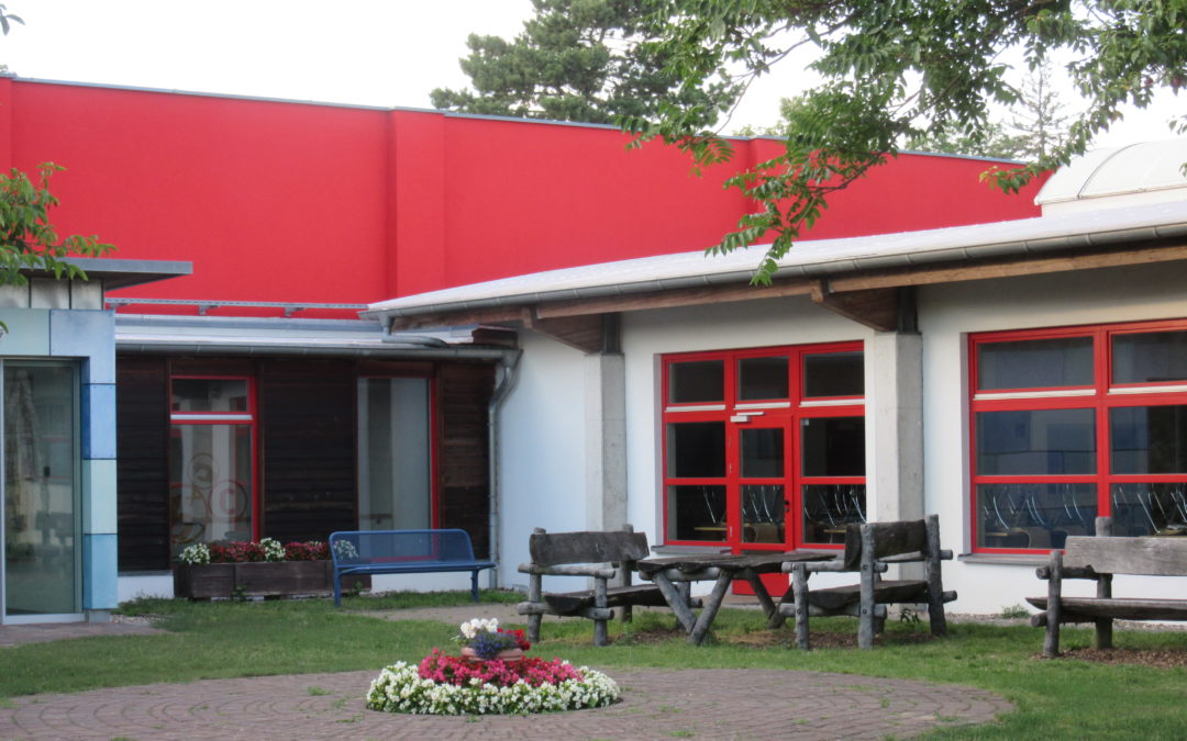 Au­ßen rot, in­nen grün
