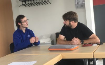 Au­ßen­ar­beits­platz mit Unterstützung